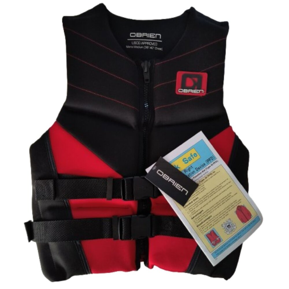 NEW - OBRIEN Water Sports Vest for Jet Ski's, Water Skiing - Men's Medium